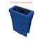 Toter 23 Gallon Slimline Rectangular Trash Can, Blue SL023-00705 - alternate 3